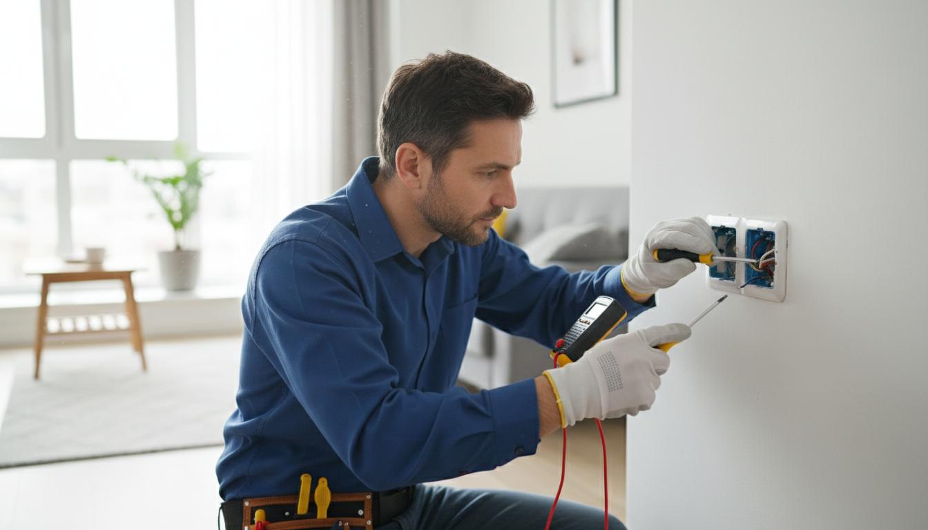 Servizio elettricista installazione prese a carenno