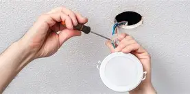 Installazione faretti